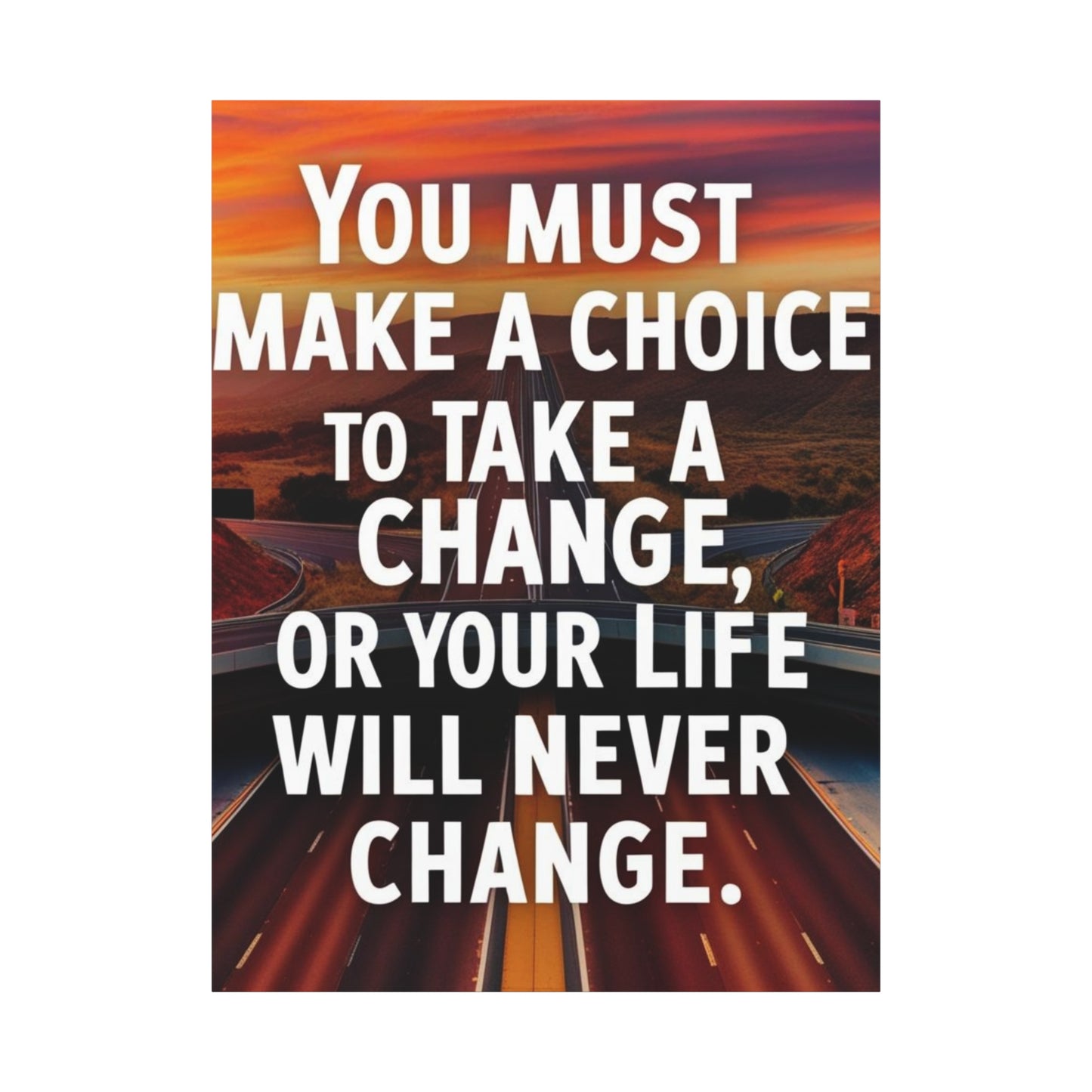 Canvas Inspirational Quote