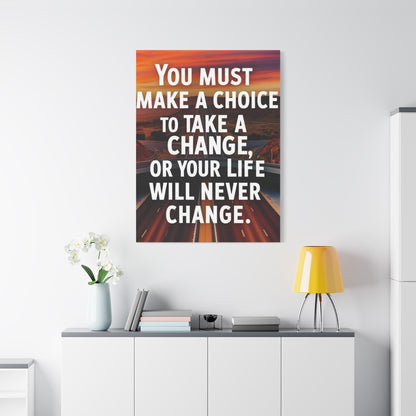 Canvas Inspirational Quote