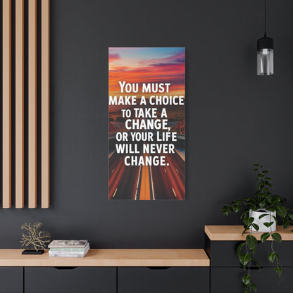 Canvas Inspirational Quote