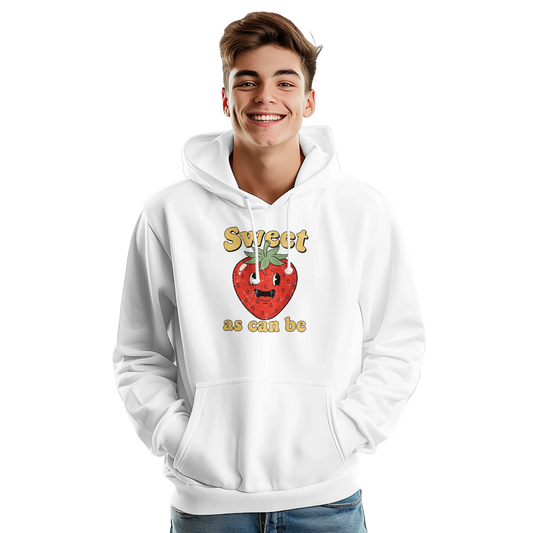 Sweet As Can Be mansikka premium huppari unisex miehille naisille