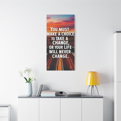 Canvas Inspirational Quote