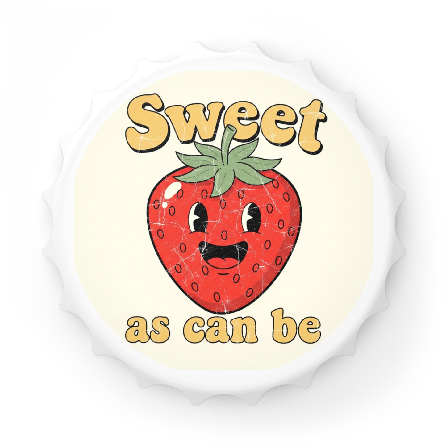 Makea kuin olla ja voi - Magneettinen mansikkapullonavaaja