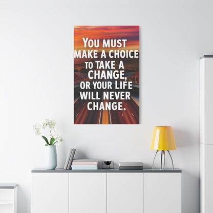 Canvas Inspirational Quote