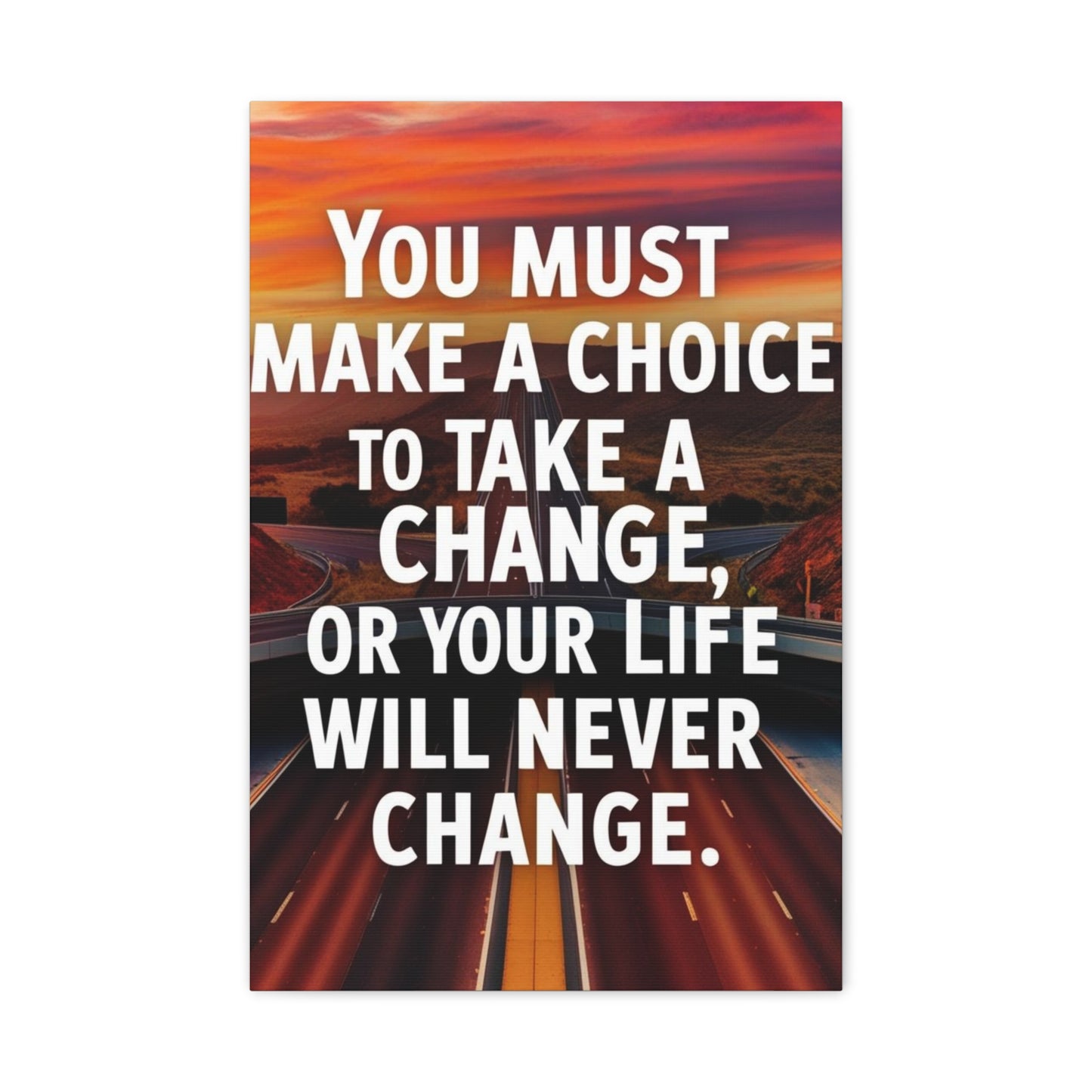 Canvas Inspirational Quote