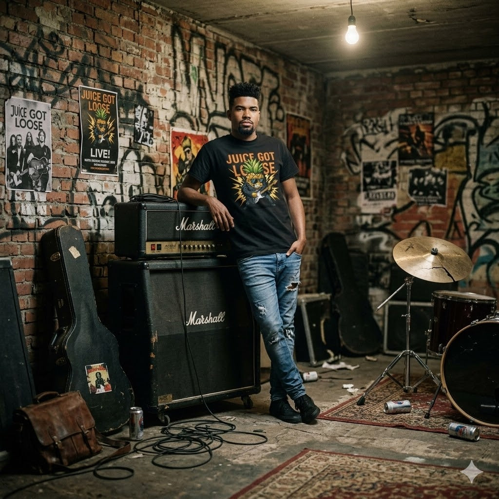 Jus Libéré - Le T-shirt Guitare Ananas