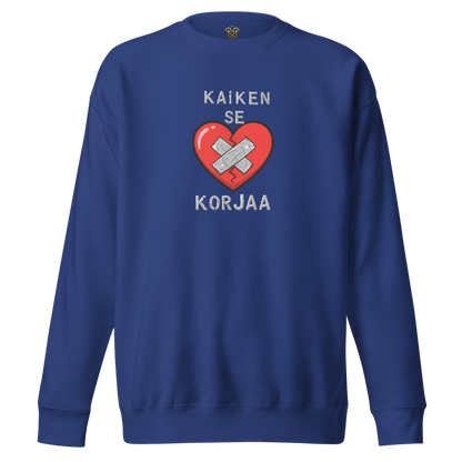 Kaiken se korjaa Heritage-collegepaita