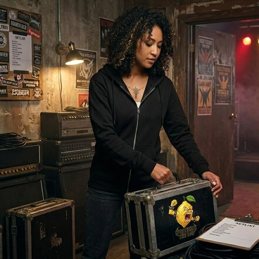 Sweat à capuche zippé Heavy Blend