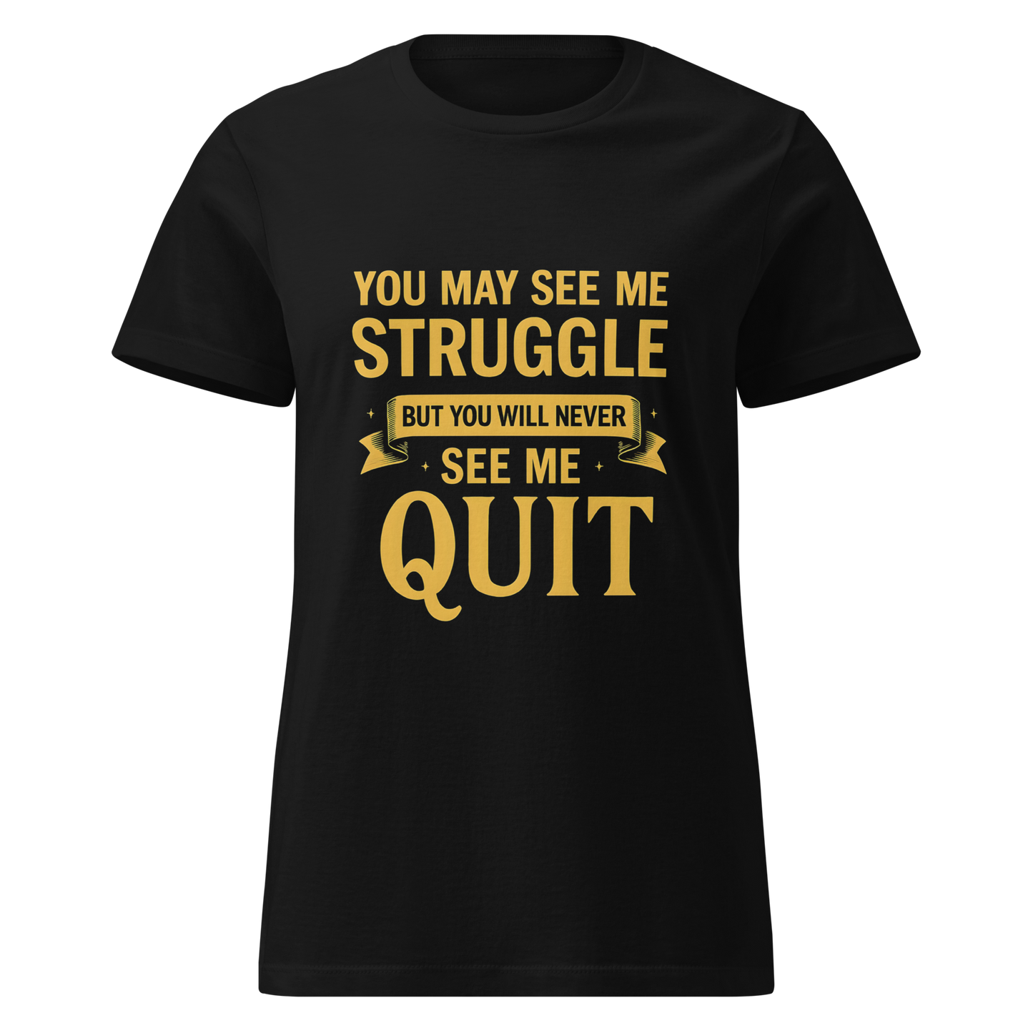 Never Quit Naisten Softstyle-t-paita
